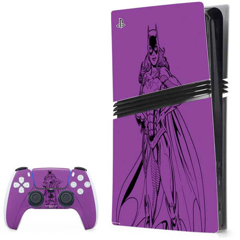 DC Comics Batgirl Comic Pop PS5 Pro Bundle Skin